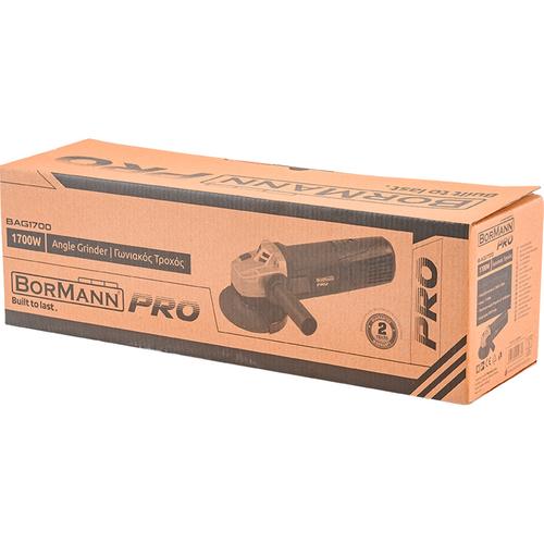 Γωνιακός Τροχός Ρυθμιζόμενος 1700W - BORMANN PRO BAG1700