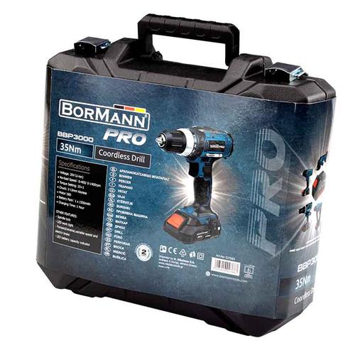 Δραπανοκατσάβιδο Μπαταρίας 20V Li-Ion - BORMANN PRO BBP3000