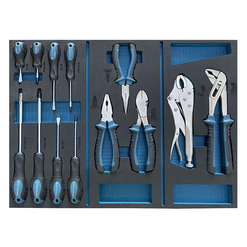 Εργαλειοφορέας Σετ με 120 εργαλεία CR-V - BORMANN PRO BWR7600SET