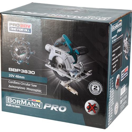 Δισκοπρίονο Μπαταρίας 20V Li-Ion - BORMANN PRO BBP3830