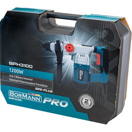 Σκαπτικό Περιστροφικό Πιστολέτο SDS Plus 1200W - BORMANN PRO BPH3100