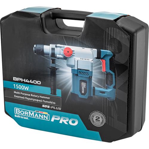 Σκαπτικό Περιστροφικό Πιστολέτο SDS PLUS 1500W - BORMANN PRO BPH4400