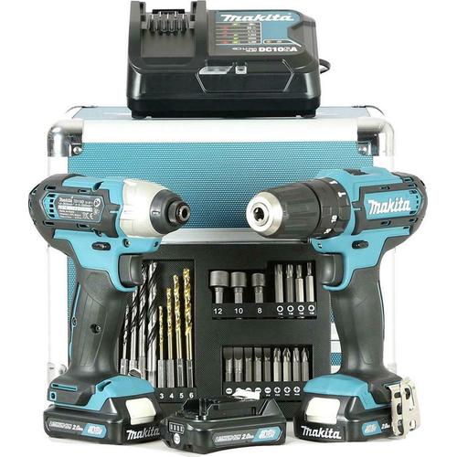 MAKITA CLX228SAX2 HP333+TD110+3xBL1021B 12Vmax +DC10SA+23ACC