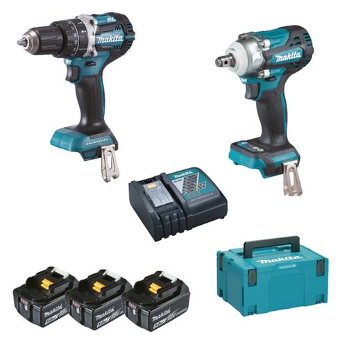 MAKITA DLX2359TJ1 DTW300+DHP484+3xBL1850B+DC18RC+ΕΞΑΡΤΗΜΑΤΑ+MAKPAC