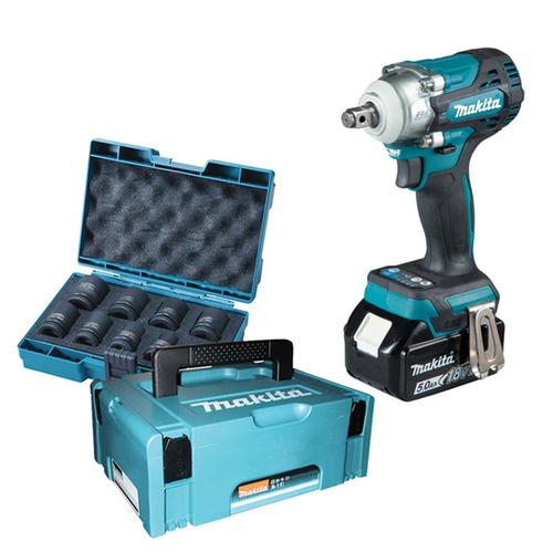 MAKITA DTW300 ΜΠΟΥΛΟΝΟΚΛΕΙΔΟ 18V 1/2 "- 330 Nm - BL + ΕΞΑΡΤΗΜΑΤΑ