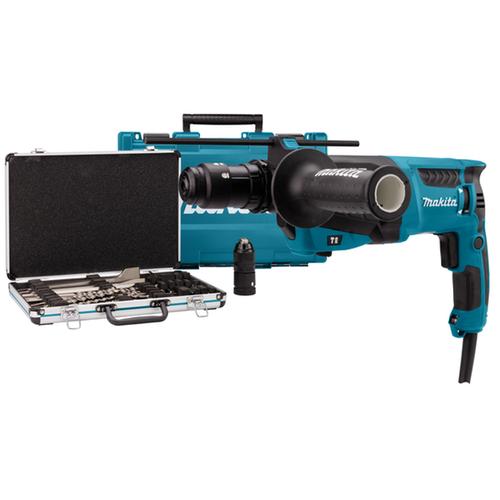 MAKITA HR2631 ΠΙΣΤΟΛΕΤΟ 3 ΛΕΙΤ. SDS-Plus 800 W - 26 mm - AVT - 17 ΕΞΑΡΤΗΜΑΤΑ