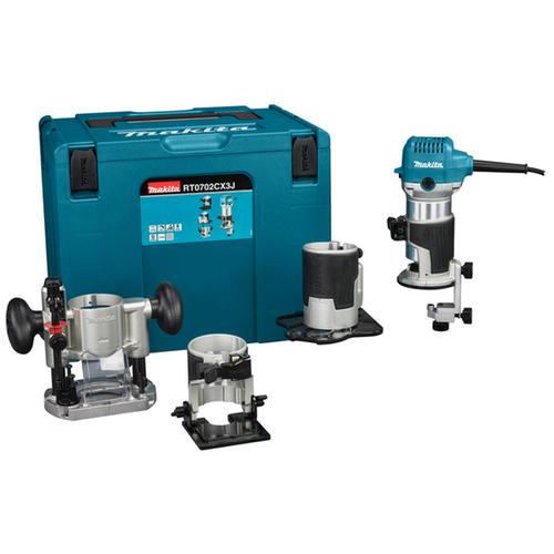 MAKITA RT0702CX3J ΚΟΥΡΕΥΤΙΚΟ ΠΕΡΙΘΩΡΙΩΝ 4σε1 710W,6/8mm