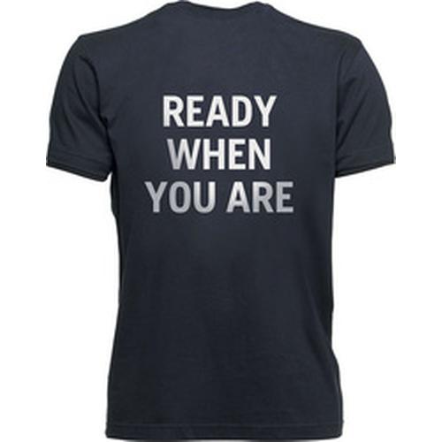 ΜΠΛΟΥΖΑΚΙ T-SHIRT HUSQVARNA ΜΕ ΛΟΓΟΤΥΠΟ READY WHEN YOU ARE