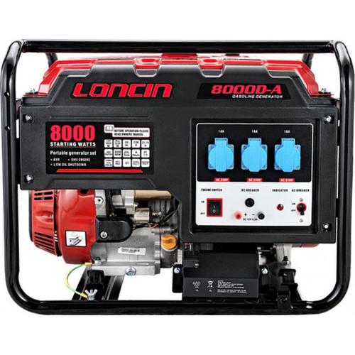 Μονοφασική Γεννήτρια Βενζίνης - Master Loncin LC 8000 D-A